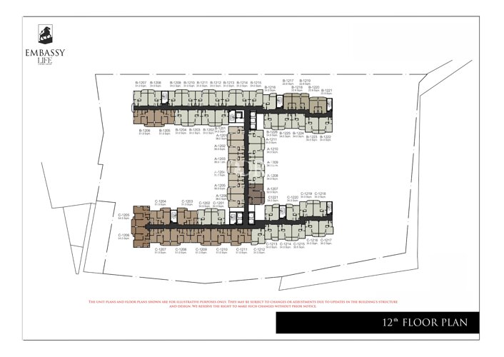Floor plans Embassy Life 11