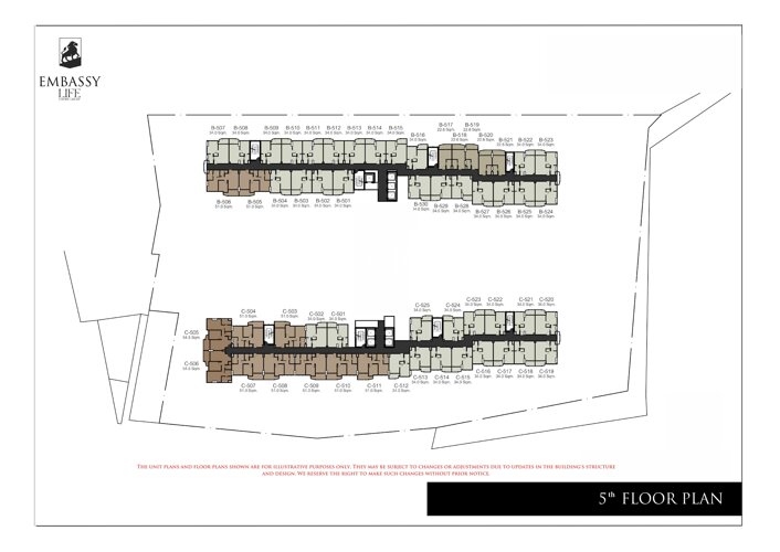 Floor plans Embassy Life 5