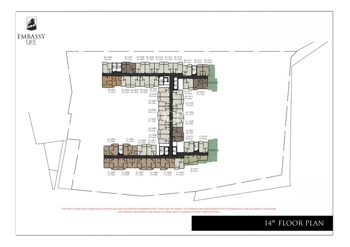 Floor plans Embassy Life 14