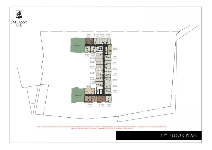 Floor plans Embassy Life 17