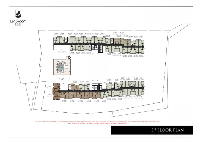 Floor plans Embassy Life 3