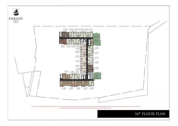Floor plans Embassy Life 16