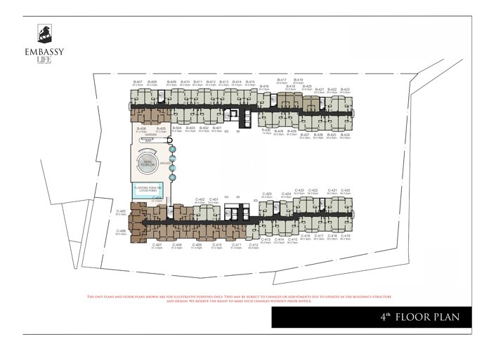Floor plans Embassy Life 4