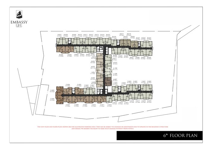 Floor plans Embassy Life 6