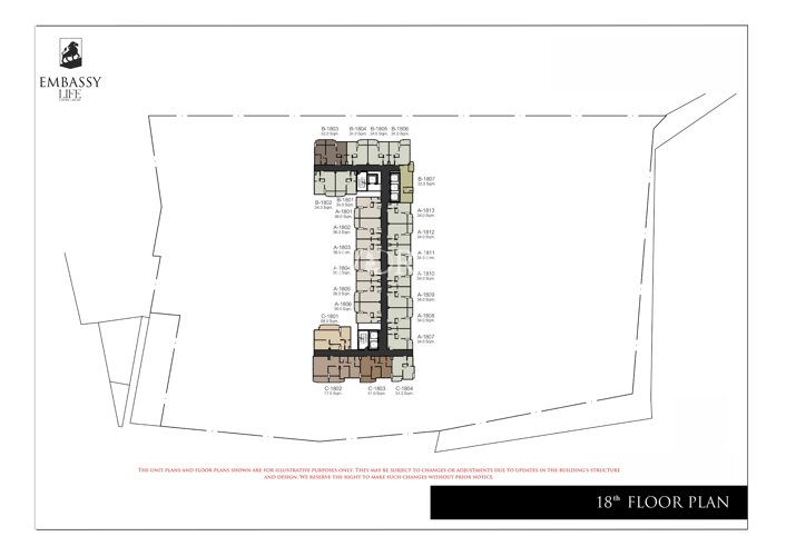 Floor plans Embassy Life 18