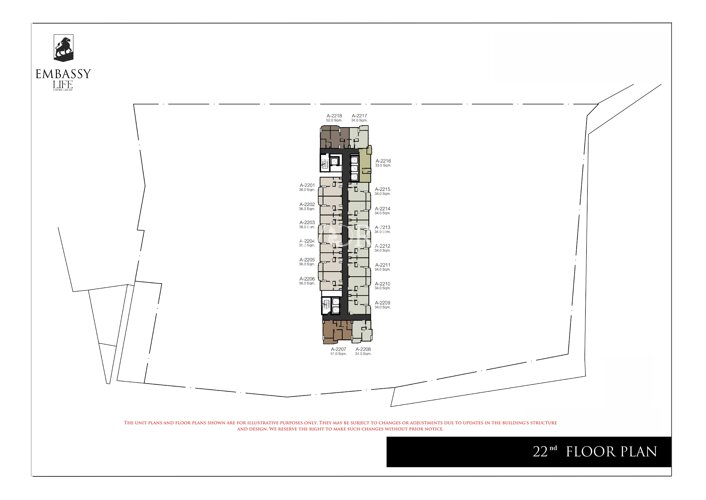 Floor plans Embassy Life 22
