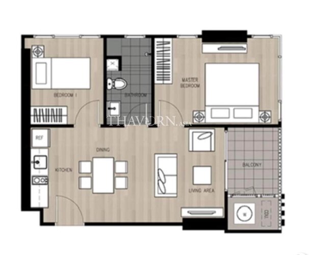 photo flat The Base Central Pattaya