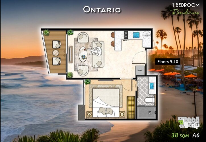 Планировка #7 ЖК The Riviera California