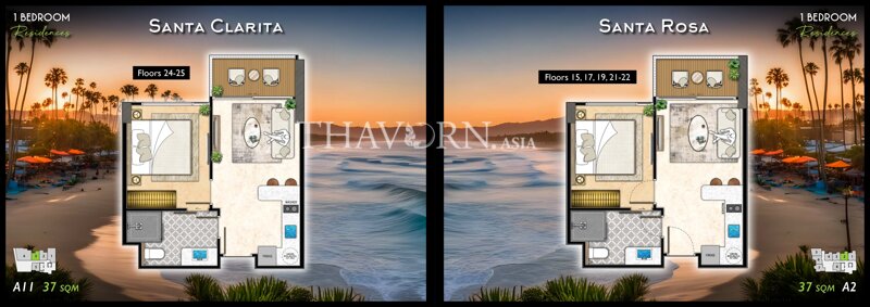 Планировка #6 ЖК The Riviera California