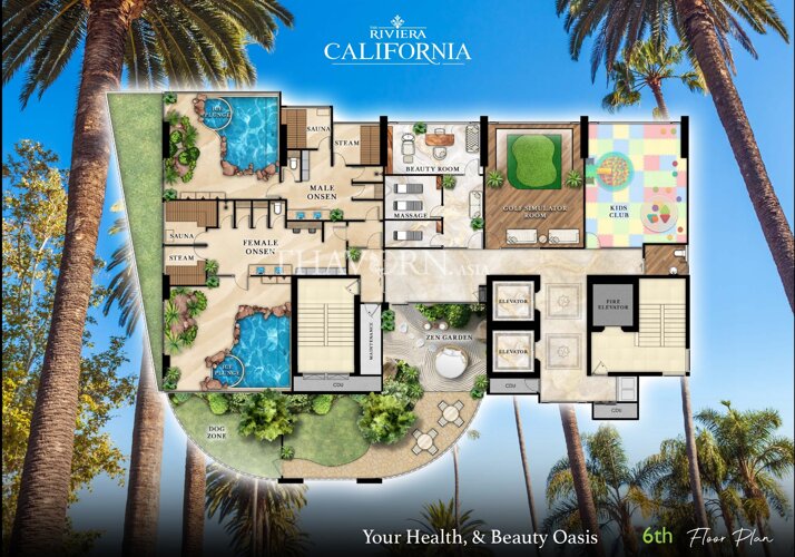 Планы этажей ЖК The Riviera California 3