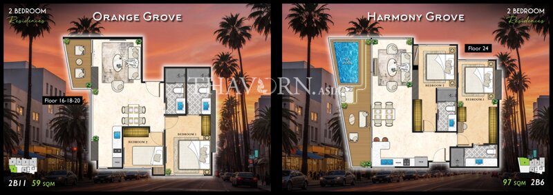 Планировка #16 ЖК The Riviera California