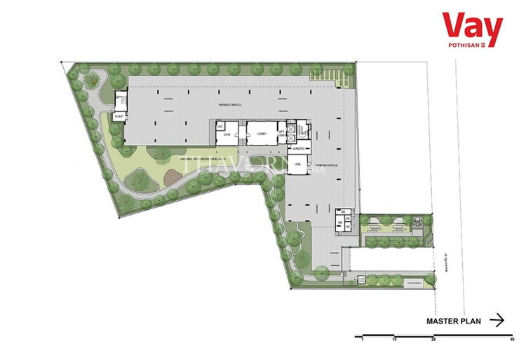 Планы этажей ЖК Vay Phothisarn 2 0