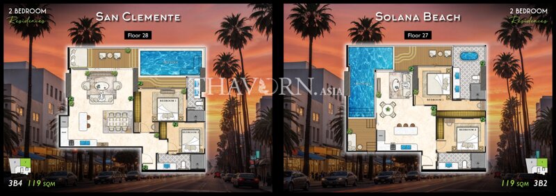 Планировка #17 ЖК The Riviera California