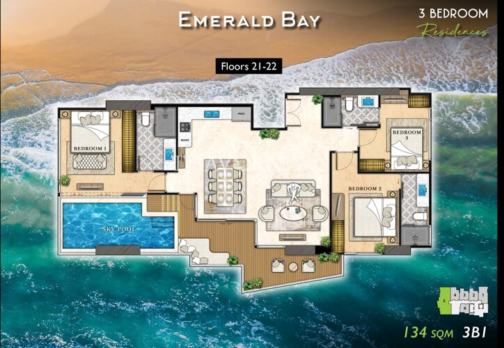 Планировка #18 ЖК The Riviera California