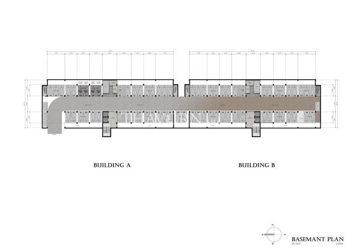 Floor plans เซนสิริ เรสซิเดนซ์ จอมเทียน คอนโด 3
