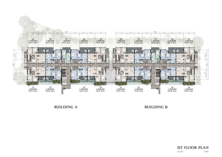 Floor plans เซนสิริ เรสซิเดนซ์ จอมเทียน คอนโด 0