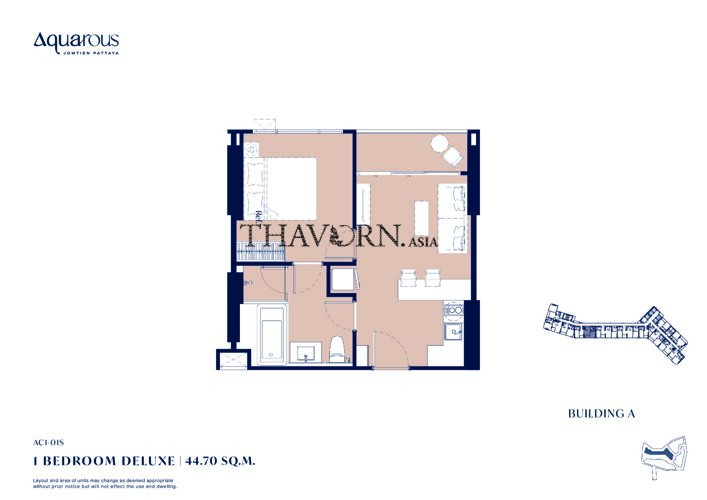 Layout #31 Aquarous Jomtien Pattaya