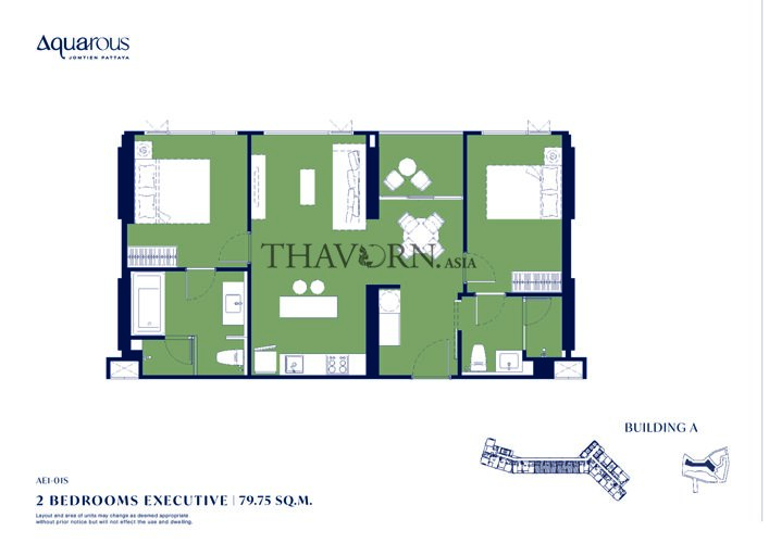 Layout #21 Aquarous Jomtien Pattaya