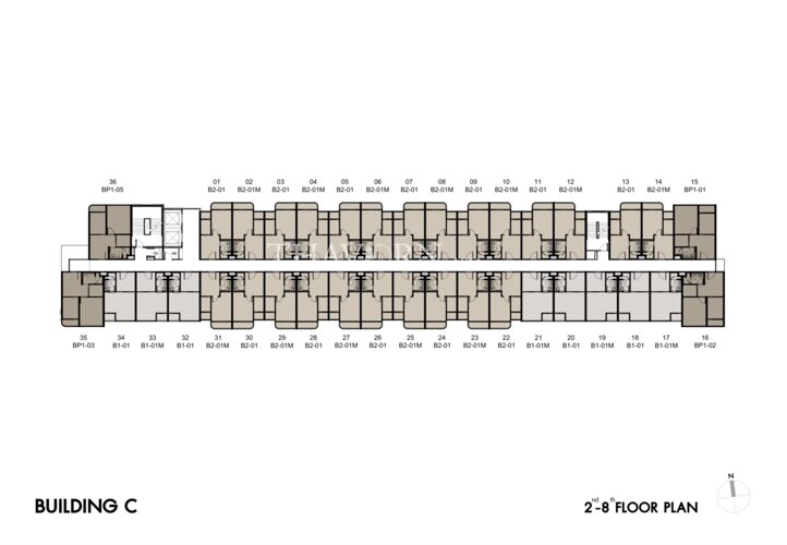 Floor plans โซ ออริจิ้น พัทยา คอนโด 4