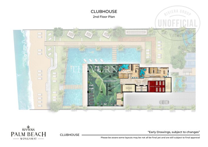 Floor plans The Riviera Palm Beach 公寓 3
