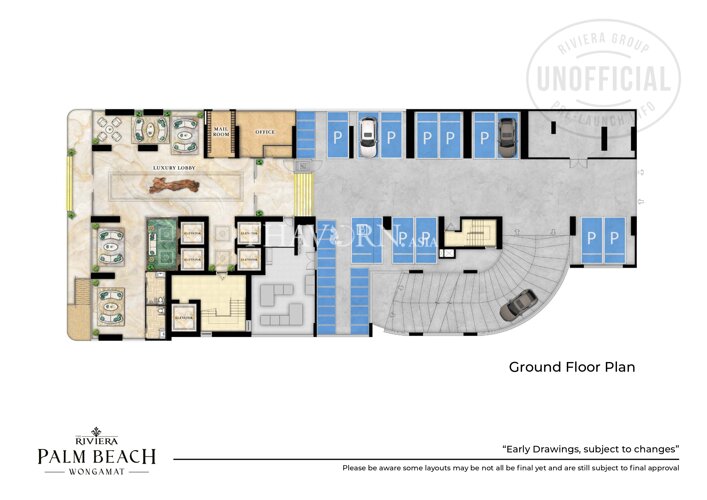 Floor plans The Riviera Palm Beach 公寓 5