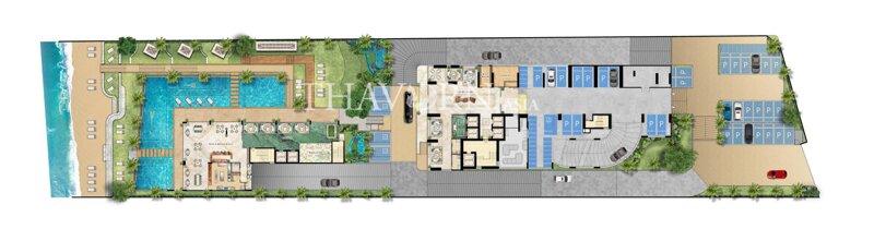 Floor plans The Riviera Palm Beach 公寓 0