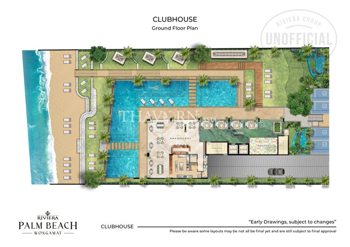 Floor plans The Riviera Palm Beach 公寓 2