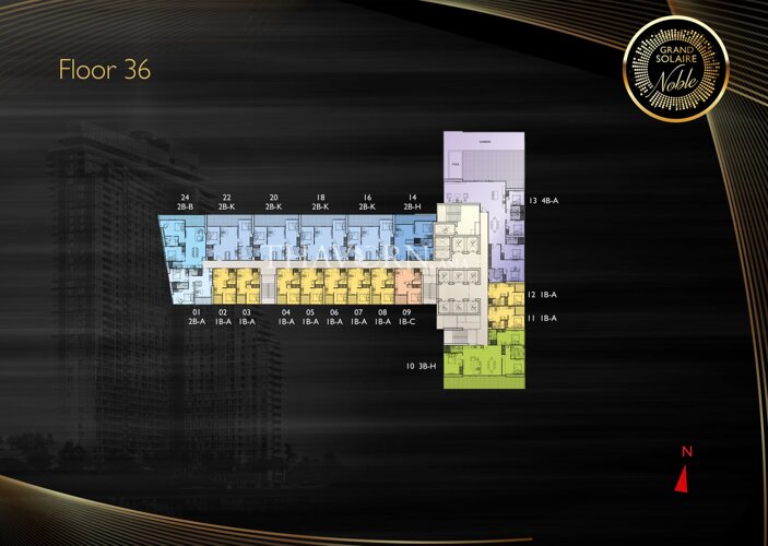 Floor plans Grand Solaire Noble 19