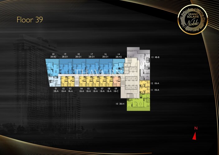 Floor plans Grand Solaire Noble 21