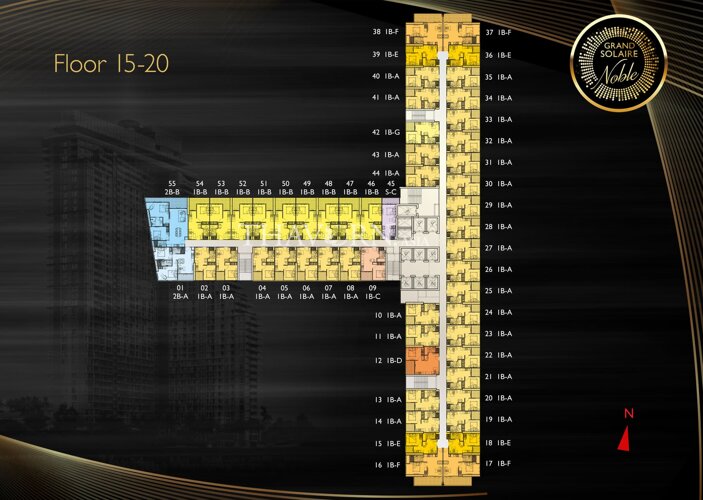 Floor plans Grand Solaire Noble 7