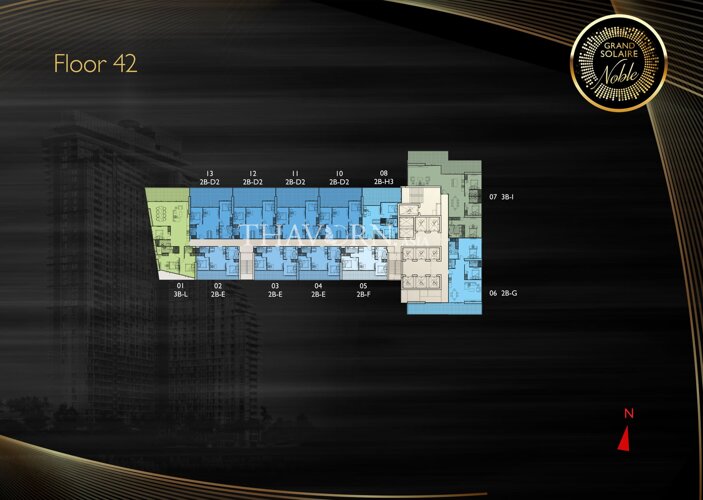 Floor plans Grand Solaire Noble 24