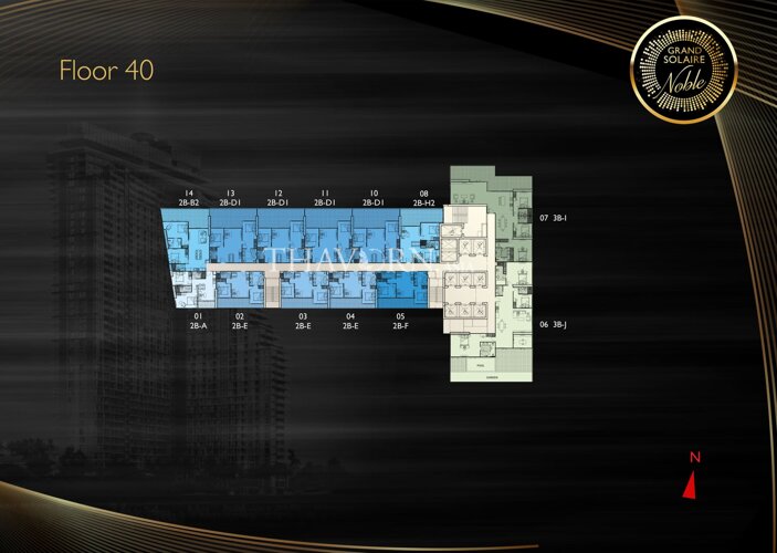 Floor plans Grand Solaire Noble 22