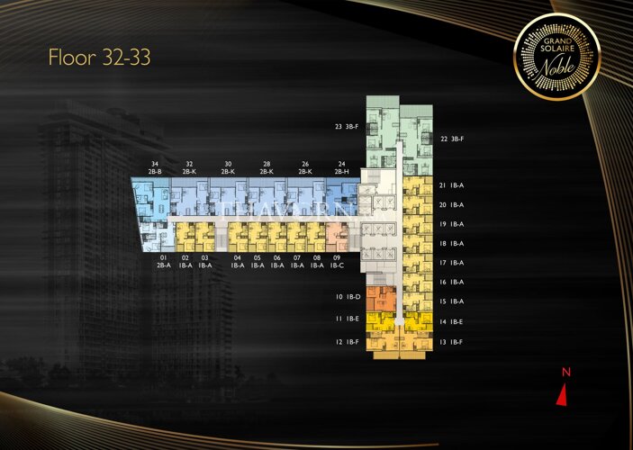 Floor plans Grand Solaire Noble 16