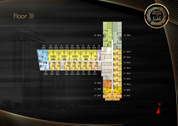 Floor plans Grand Solaire Noble 15