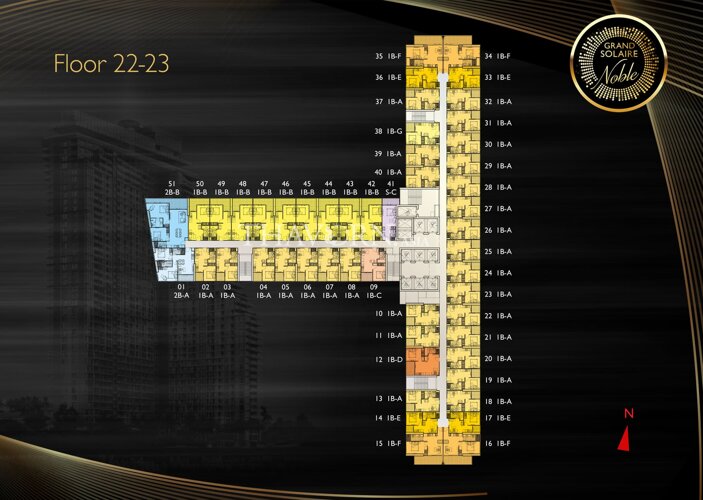 Floor plans Grand Solaire Noble 9