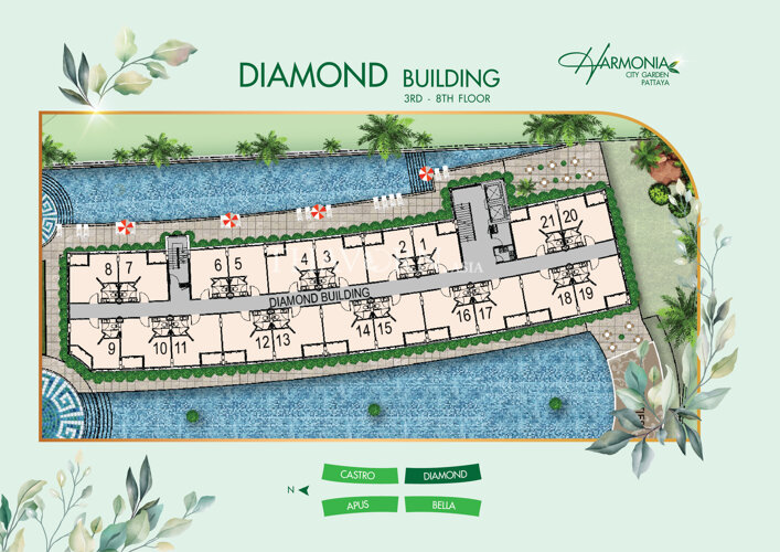 Floor plans Harmonia City Garden 6