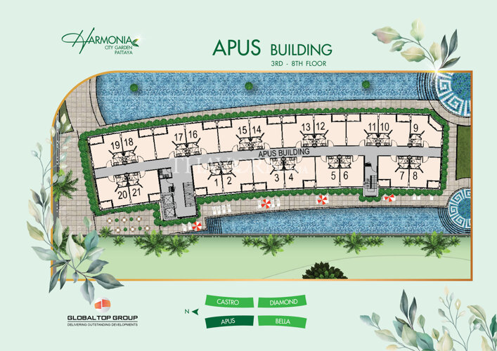 Floor plans Harmonia City Garden 7