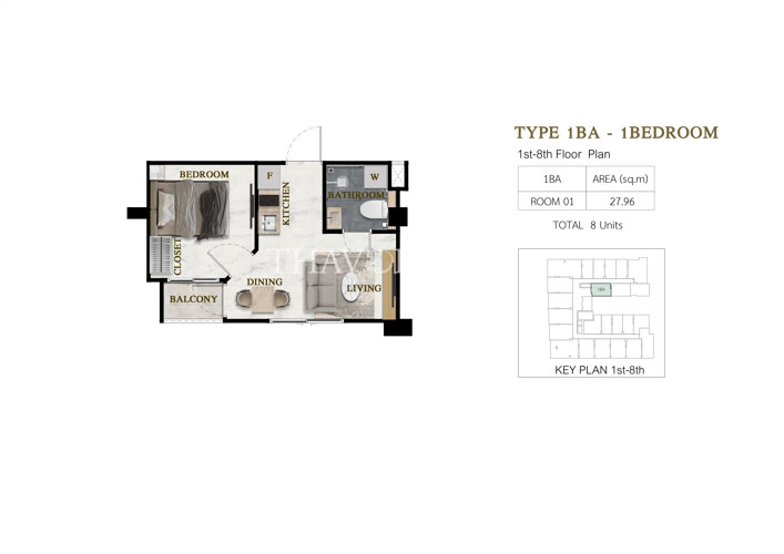 1 Bedroom-BA