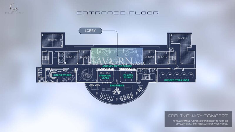 Floor plans เอ็มบาสซี เวิลด์ คอนโด 3