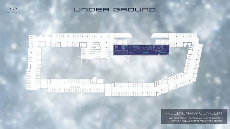 Floor plans เอ็มบาสซี เวิลด์ คอนโด 1