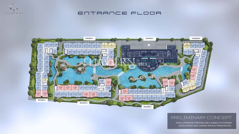 Floor plans เอ็มบาสซี เวิลด์ คอนโด 2