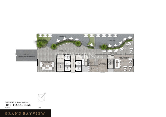 Floor plans แกรนด์เบย์วิวคอนโดมิเนียม คอนโด 12