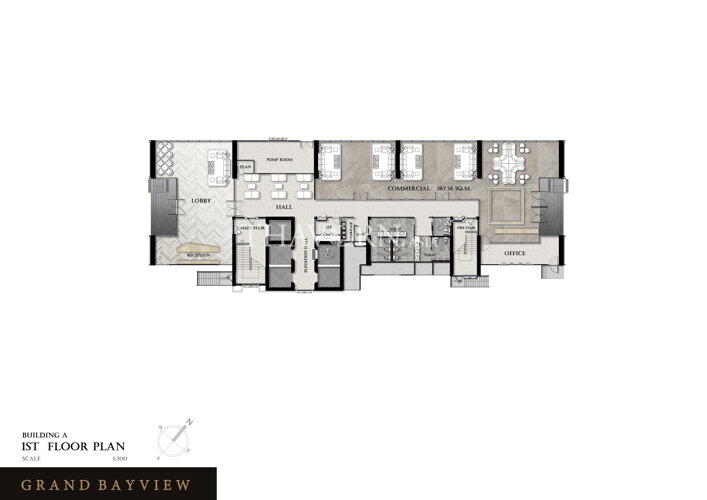 Floor plans แกรนด์เบย์วิวคอนโดมิเนียม คอนโด 0