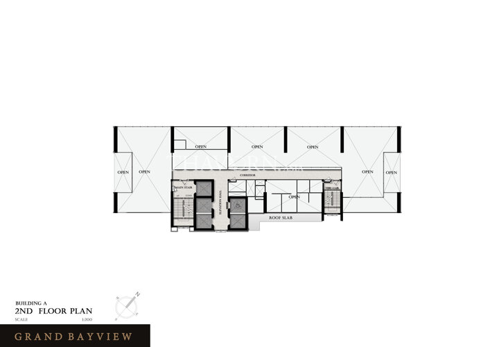 Floor plans แกรนด์เบย์วิวคอนโดมิเนียม คอนโด 1