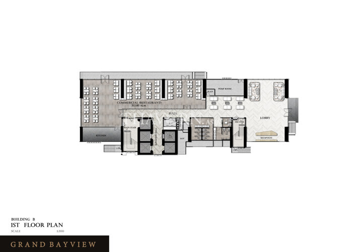 Floor plans แกรนด์เบย์วิวคอนโดมิเนียม คอนโด 17