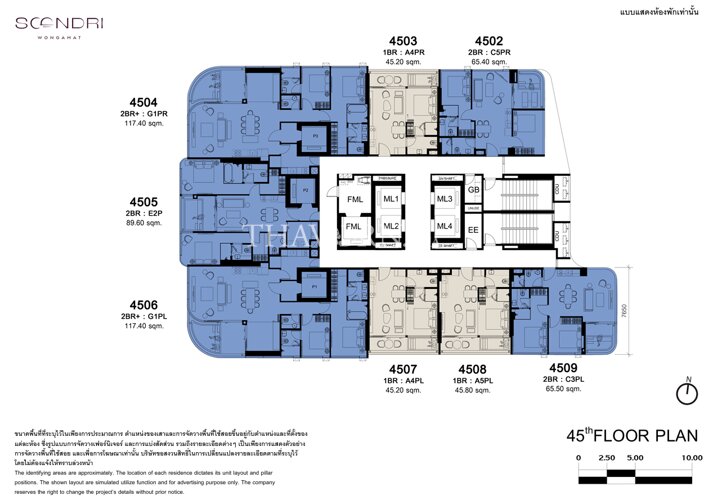 Floor plans Soondri Wongamat 16