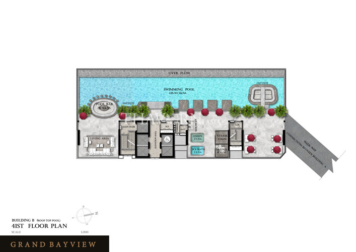 Floor plans แกรนด์เบย์วิวคอนโดมิเนียม คอนโด 29