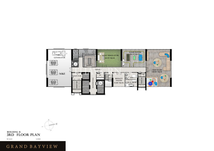 Floor plans แกรนด์เบย์วิวคอนโดมิเนียม คอนโด 19