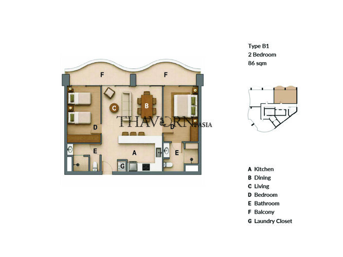 Layout #7 Elegance Residence